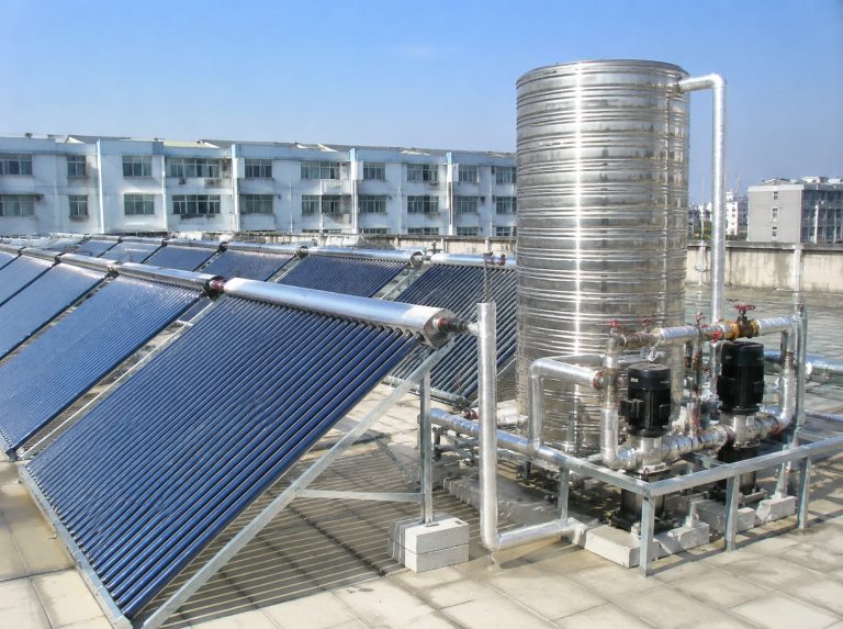 沙市区商用大容量真空管太阳能热水系统